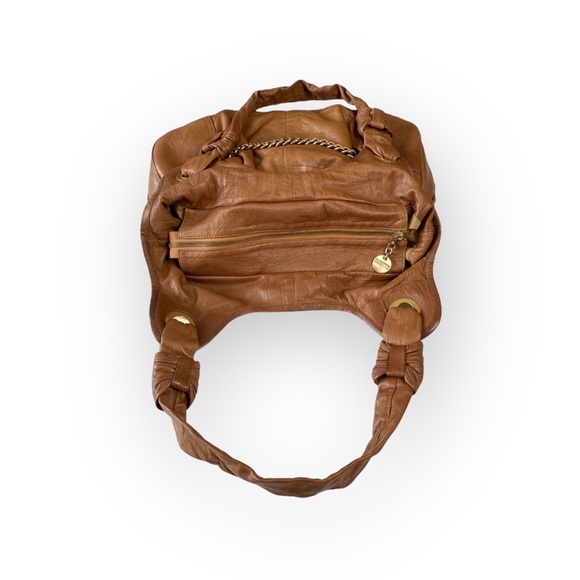 Gustto ❤︎ Oreillo Cokera Leather Bag Handbag ❤︎ Caramel + Gold Chain ❤︎ Blogger - Picture 4 of 16